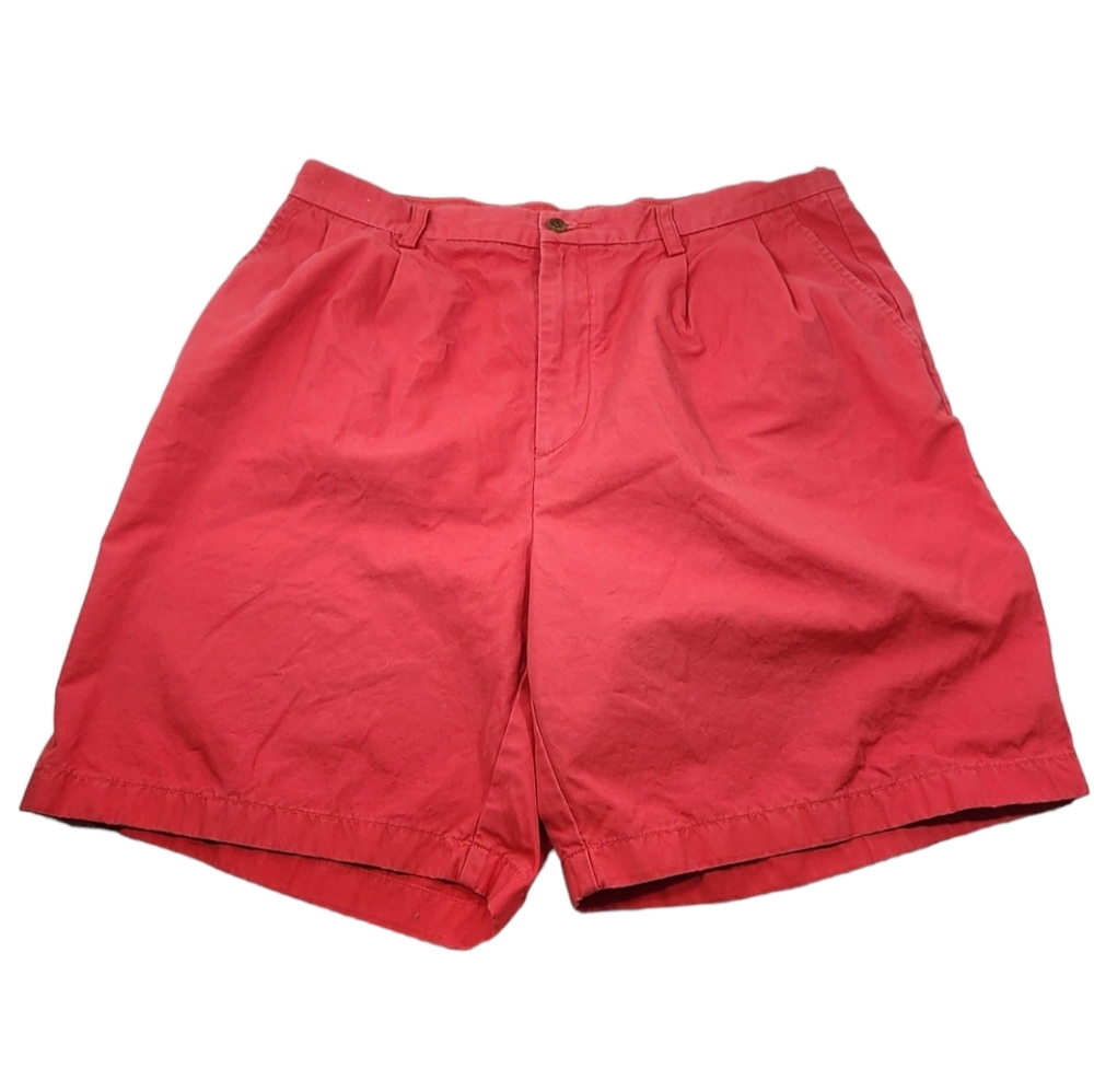 💪 NAUTICA RIGGER CLASSIC FIT MEN'S SHORTS SIZE 36, RED 💪 - Picture 1 of 10